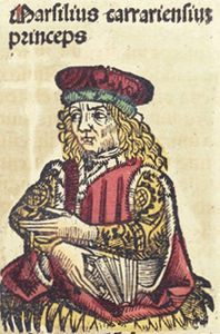 Risultati immagini per MARSILIO DA CARRARA